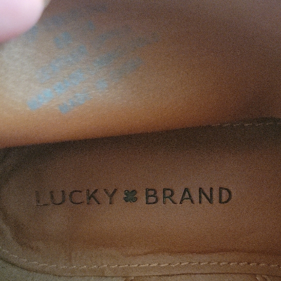 Lucky Brand Tan Suede Lace Up Boots - Picture 2 of 5